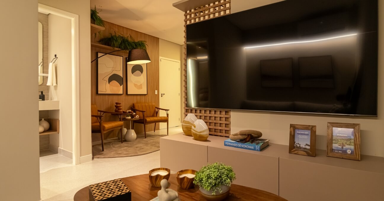 Foto do apartamento decorado